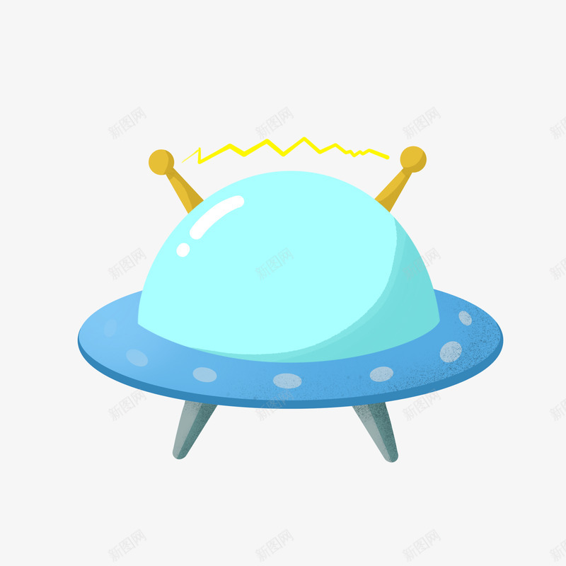 UFO插画画的不就是你我的世界png免抠素材_88icon https://88icon.com 插画 画的 是你 我的 世界