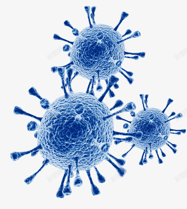 蓝色病菌免扣png免抠素材_88icon https://88icon.com 病毒 病菌 癌细胞 流感 细菌 感染 病菌扩散 细胞