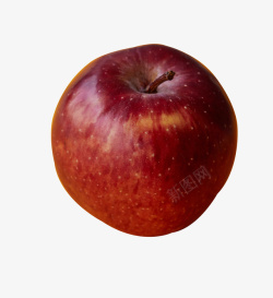 深红色平安果红苹果平安果水果高清图片