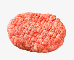 肉排大块圆形肉饼高清图片