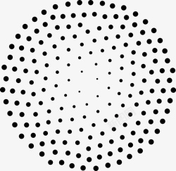 圆形背景板黑点符号斑点板绘素材圆形高清图片