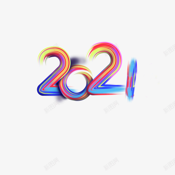 2021彩虹字体素材png免抠素材_88icon https://88icon.com 2021 字体 素材 彩虹