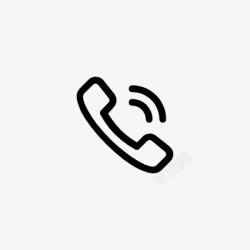 客服电话icon线性小图标PNG下载图标