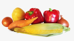 玉米蔬菜大杂烩素材