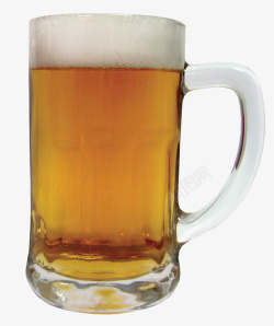 啤酒大杯透明素材