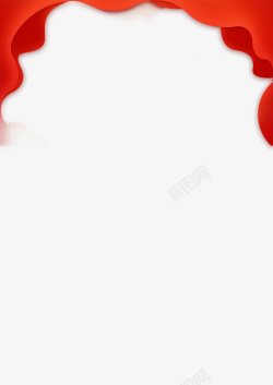 建党节手机海报春节红色帷幔边框中国风背景高清图片