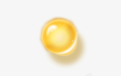晶莹气泡黄色水滴气泡气晶莹剔透水泡高清图片