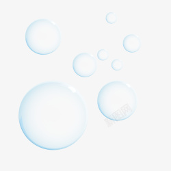 柠檬气泡水水气泡装饰元素手绘高清图片
