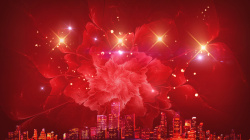 开工庆典仪式红色商务科技背景高清图片