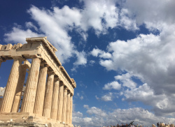 雅典神庙希腊雅典神庙风景高清图片