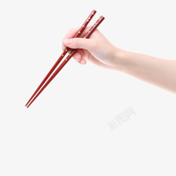 筷子手手臂手拿筷子素材