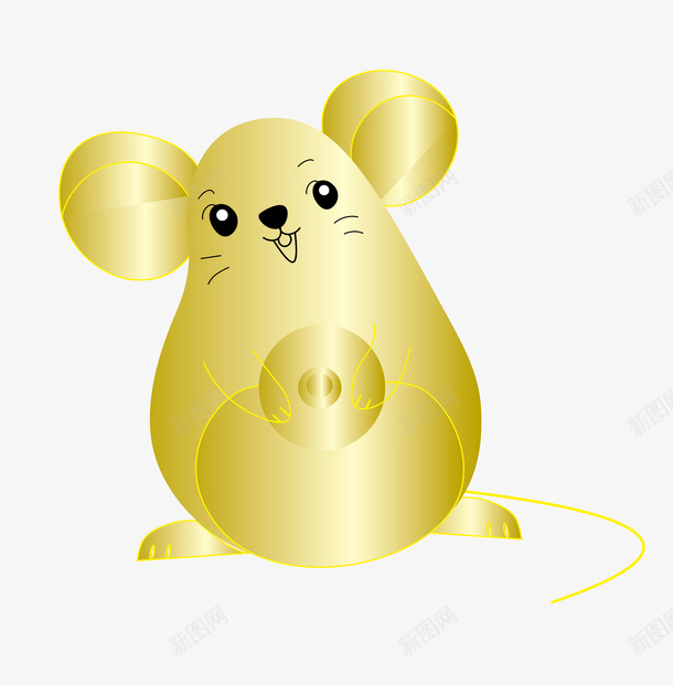 金鼠贺岁海报素材png免抠素材_88icon https://88icon.com 创意老鼠 可爱卡通 新年 老鼠生日 金老鼠 金色老鼠 鼠年大吉