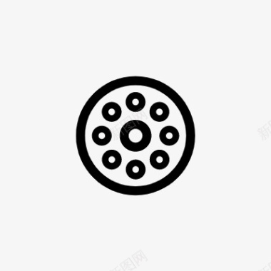 线性图标坐标密封icon线性小图标PNG下载图标