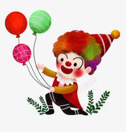 五彩气球图片小丑的内心世界高清图片