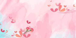 粉色浪漫花朵美丽背景素材