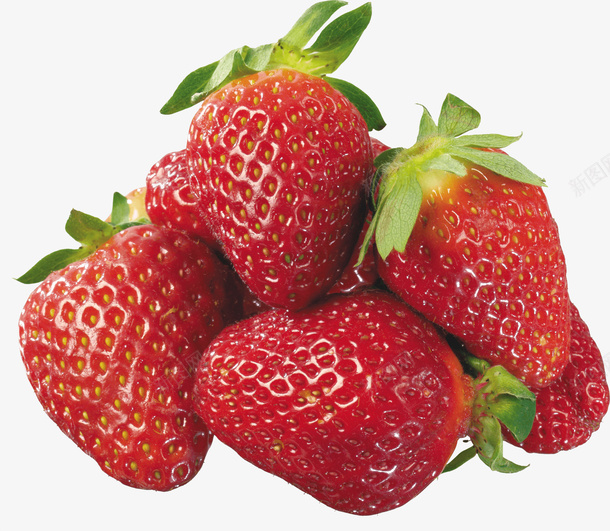 新鲜水果草莓png免抠素材_88icon https://88icon.com 水果 扣好的水果 蔬菜 瓜果 农业 绿色 健康