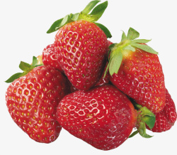 新鲜水果草莓素材