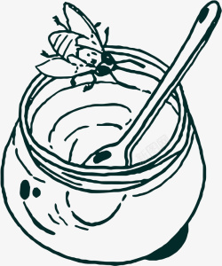 柚子茶蜜蜂和柚子茶高清图片