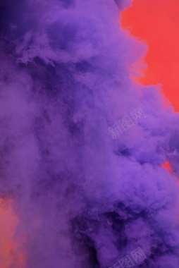 紫色云雾状背景底纹背景