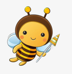 黄色小动物蜜蜂卡通小蜜蜂高清图片
