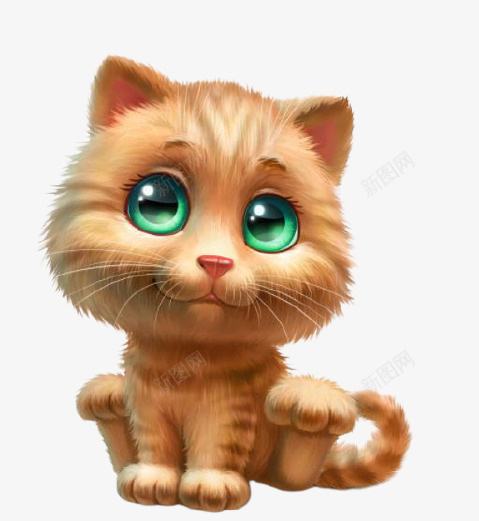 卡通猫猫小猫png免抠素材_88icon https://88icon.com 小猫 卡通猫 动物 猫