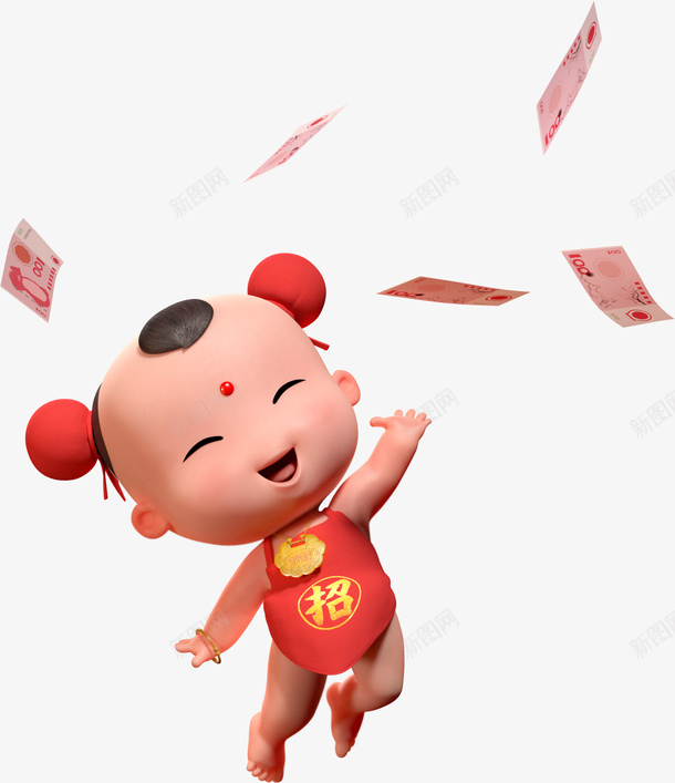 招财童子福娃吉祥Q版国漫动漫喜庆png免抠素材_88icon https://88icon.com 招财童子 福娃 吉祥 Q版国漫 动漫喜庆