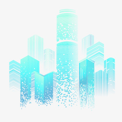 城市建筑物城市矢量AI素材高清图片
