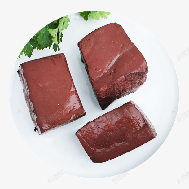 产品实物餐饮美食猪血盘装png免抠素材_88icon https://88icon.com 产品实物 餐饮美食 猪血 盘装