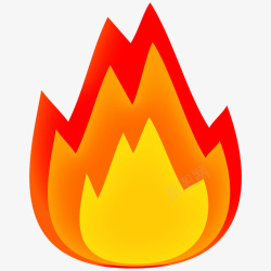 火logo火把火焰火苗红色熊熊大火高清图片