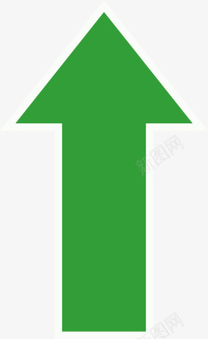 绿色PNG绿色箭头图标透明图标