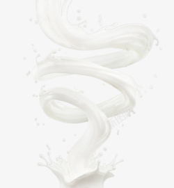 牛奶装饰素材牛奶液体酸奶高清图片