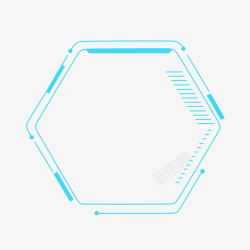 照片背景框科技边框科技感字幕框照片框高清图片