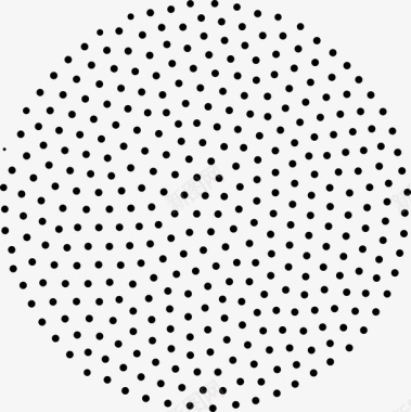 分模块半圆杂色圆圈密集分图标