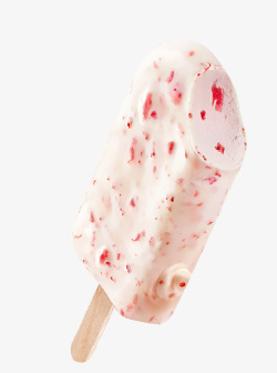 草莓味的冰淇淋啊素材