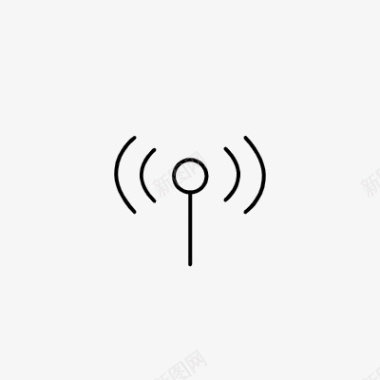 通讯通讯站信号icon线性小图标PNG下载图标