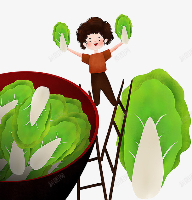 健康绿色食品大白菜png免抠素材_88icon https://88icon.com 绿色食品 白菜 健康 大白菜