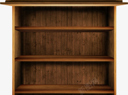 三层柜古代原木书柜高清图片