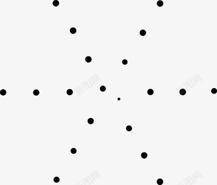 黑点符号斑点板绘素材黑点图标图标