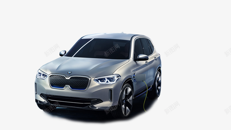 BMW iX3概念车实物摄影png免抠素材_88icon https://88icon.com 概念车 实物 摄影