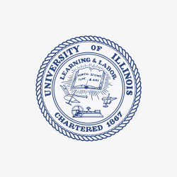 big U Illinois Urbana Champion  design daily  世界名校Logo合集美国前50大学amp世界着名大学校徽书店素材
