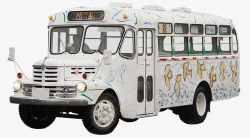 孤立 五十铃 巴士 运输和交通 公共汽车 Oldtimer 车辆 运动 运输工具 服务总线交通地面素材