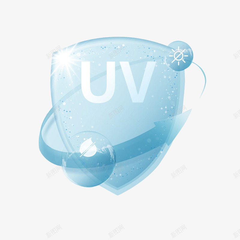 UV 防晒 防护 盾牌设计png免抠素材_88icon https://88icon.com 防晒 防护 盾牌 设计