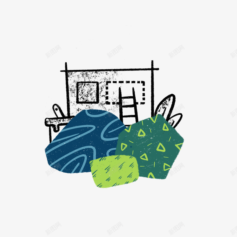 charcoillustrationsfree矢量25D插画png免抠素材_88icon https://88icon.com 矢量 插画