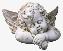 数字 天使 小天使 睡觉 陶瓷 风化 锈 德卡 装饰 艺术 创新 手工劳动 工艺型素材