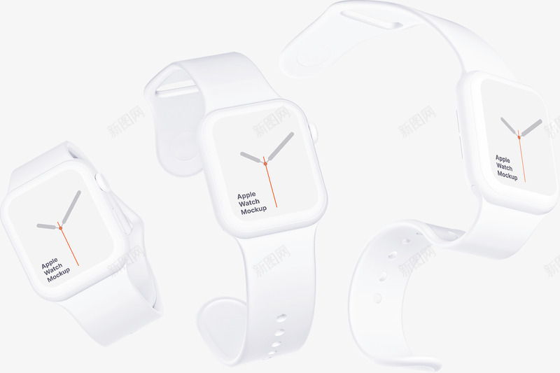 Apple Watch Mockup样机有关png免抠素材_88icon https://88icon.com 样机 有关