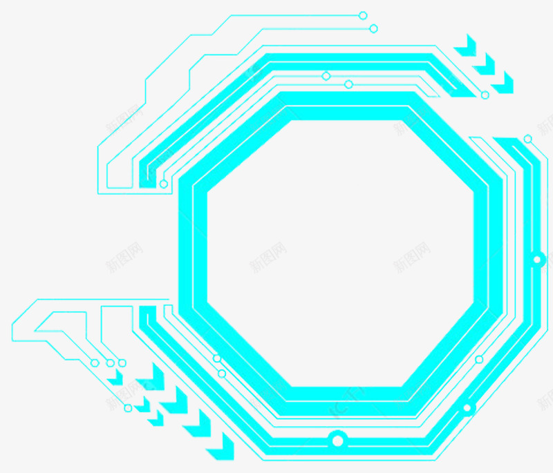 人工智能科技框科技png免抠素材_88icon https://88icon.com 科技 人工智能