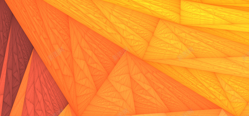橙色扁平几何质感背景背景
