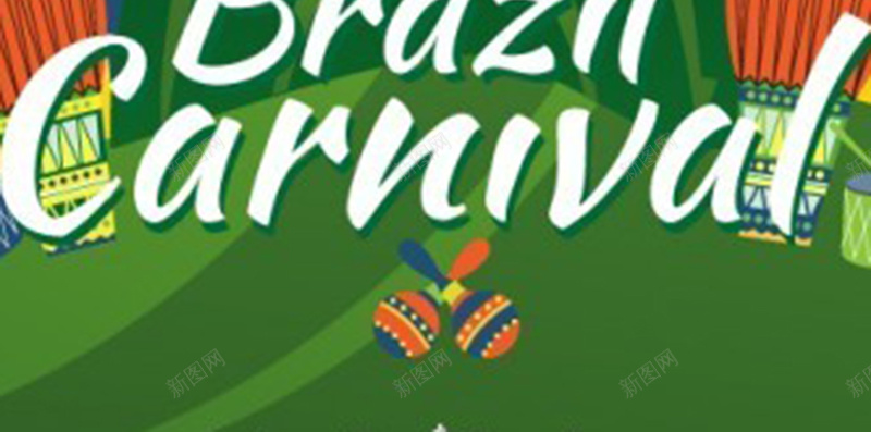 巴西元素背景图案jpg设计背景_88icon https://88icon.com 椰子树 巴西 英文 雕像 黄色 H5 h5 扁平 渐变 几何