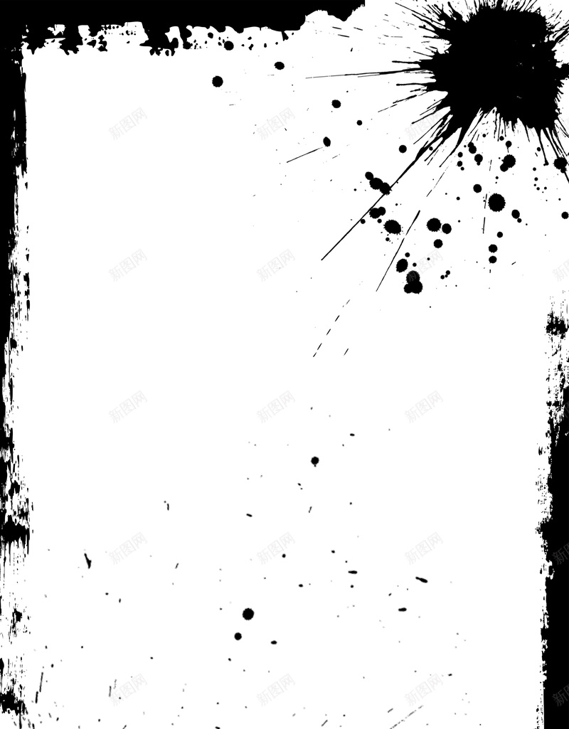 简约水墨黑白平面广告psd设计背景_88icon https://88icon.com 简约背景 简约边框 边框 水墨 黑白 平面广告 墨迹 简洁