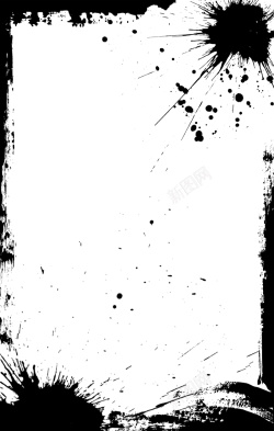 水墨黑白背景图简约水墨黑白平面广告高清图片